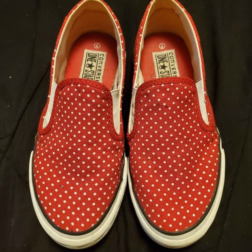 Converse Slip Ons 7 w/ Matching Torrid Dress 4